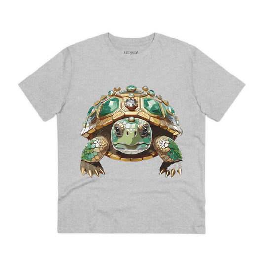 Organic T-shirt with Animals - Turtle