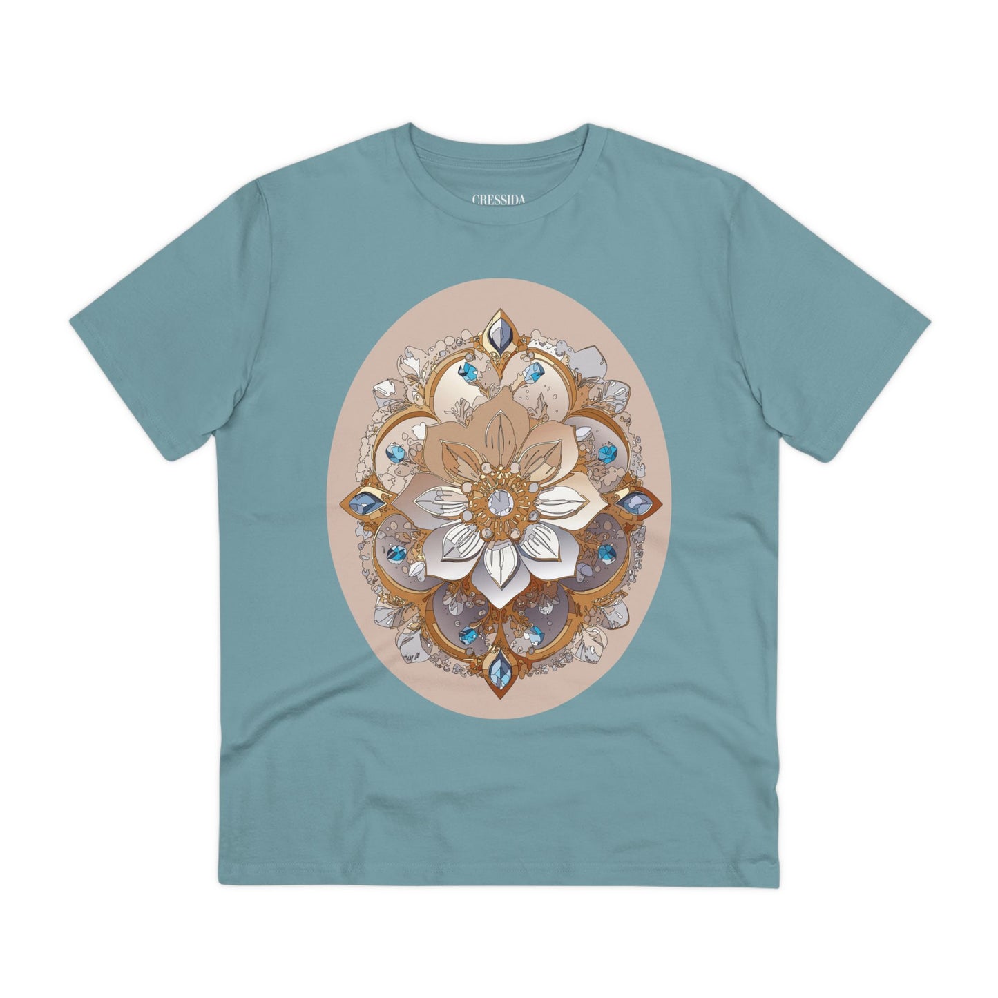 Organic T-shirt with Flower