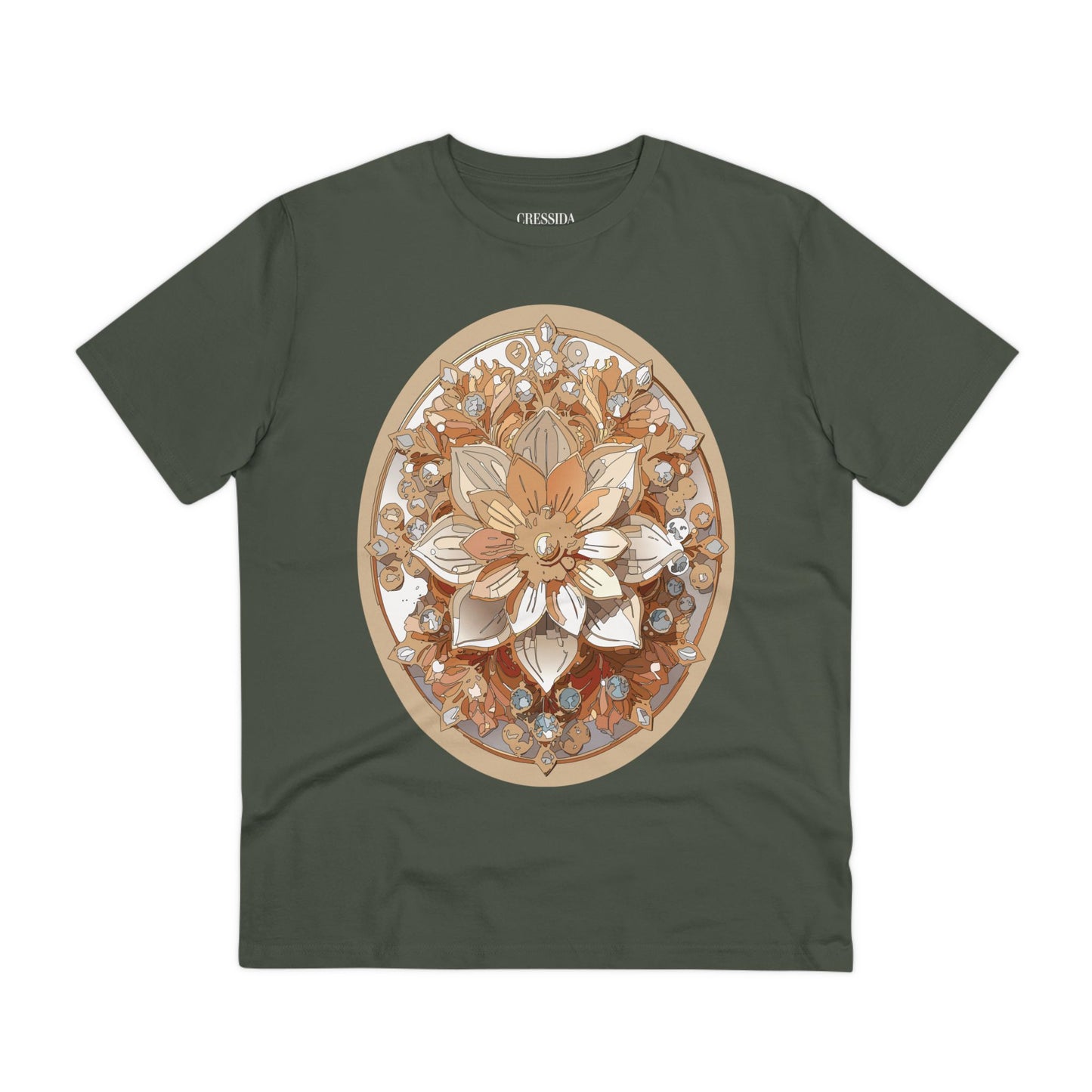 Organic T-shirt with Flower