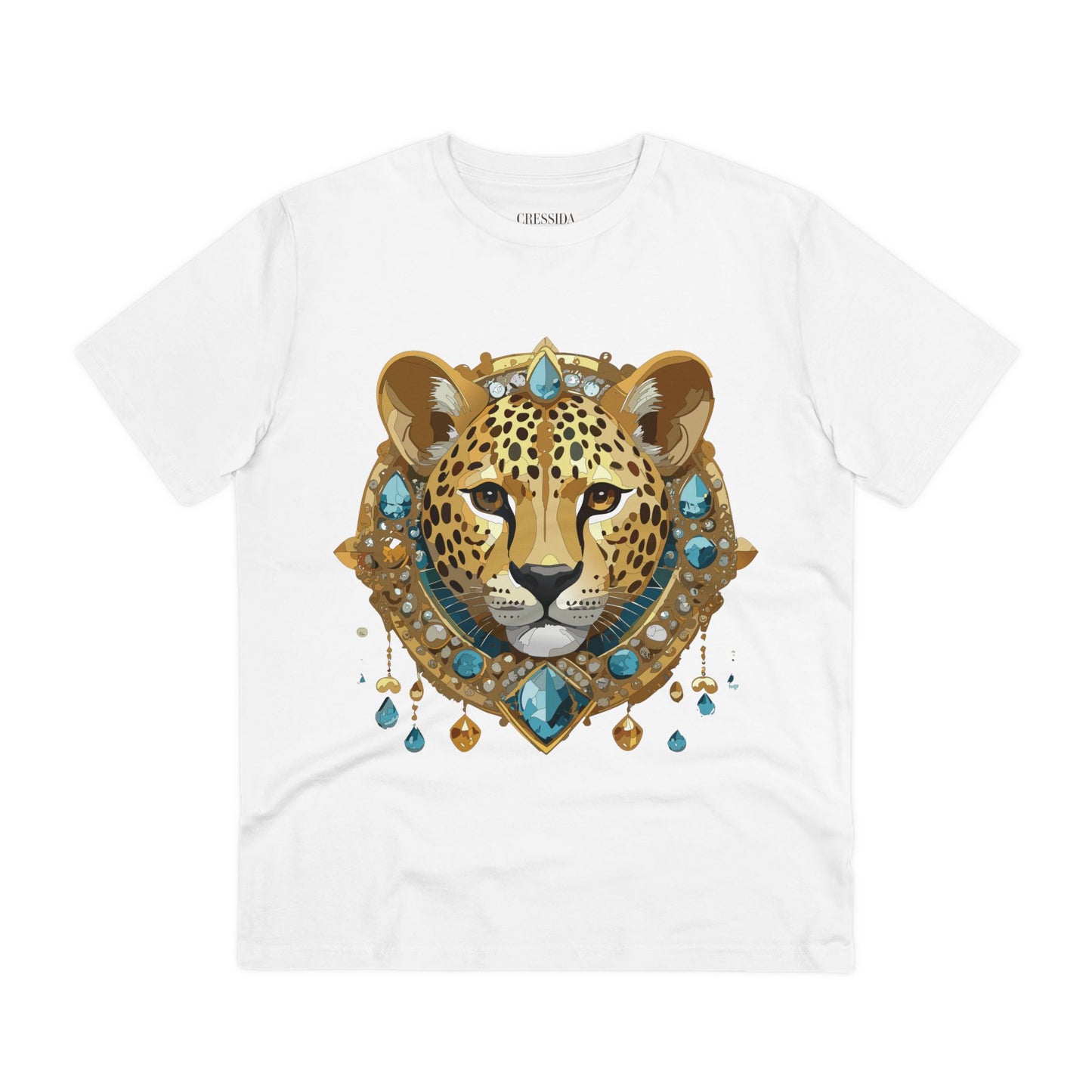 Organic T-shirt with Animals - Cheetah