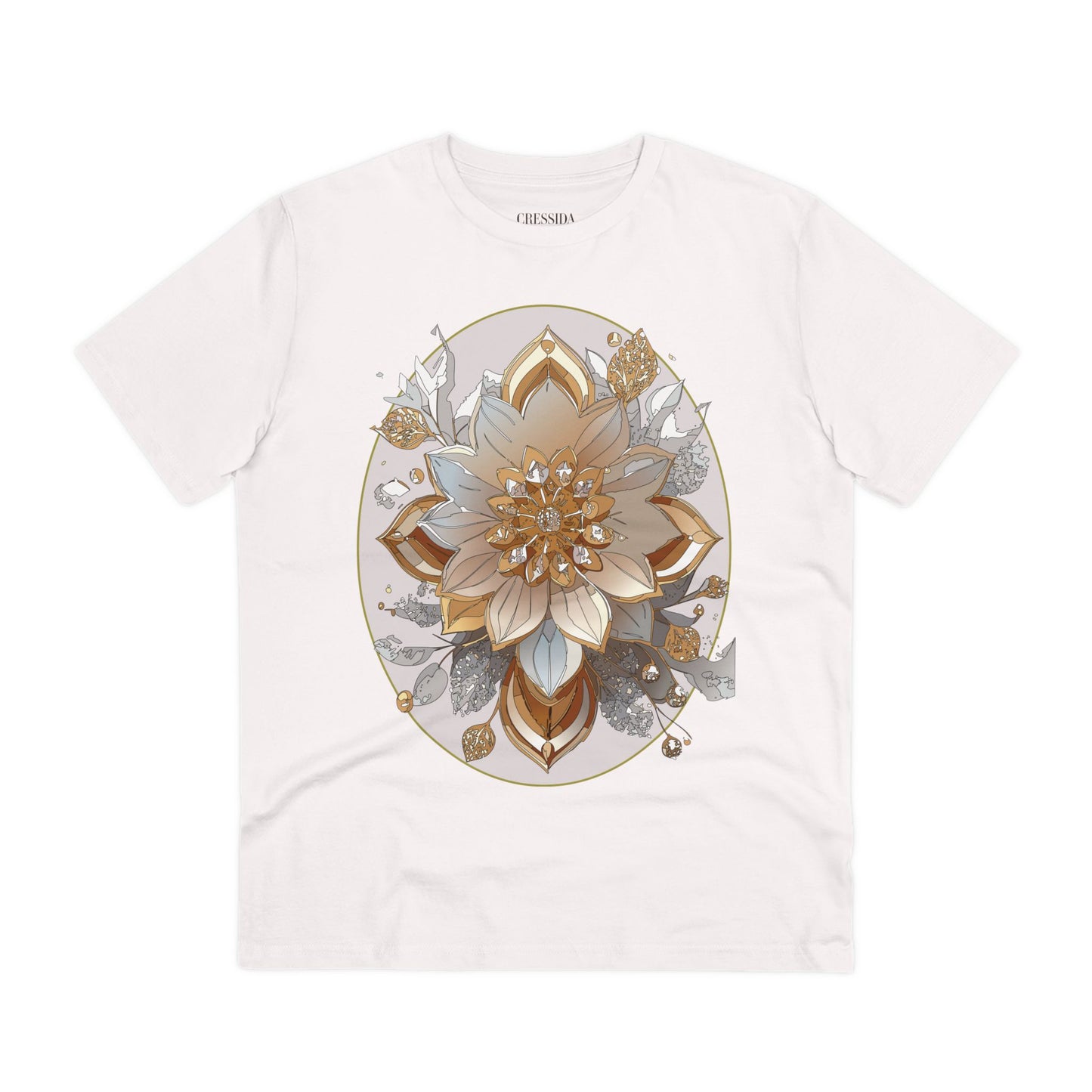 Organic T-shirt with Flower