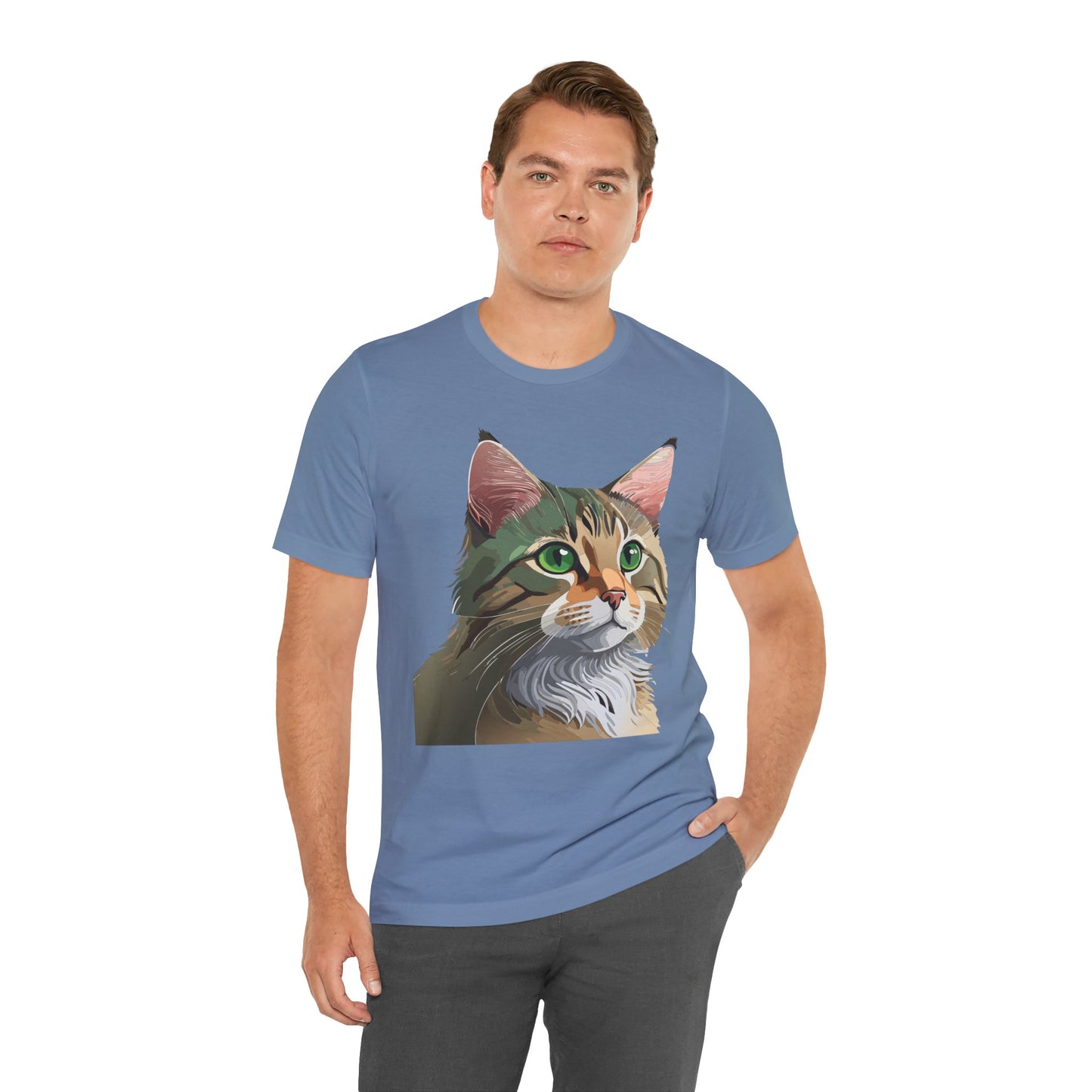 Unisex Animal Shirt, Tee Shirt with Animals, Art Design Tee Shirt, Wild Animals Shirt