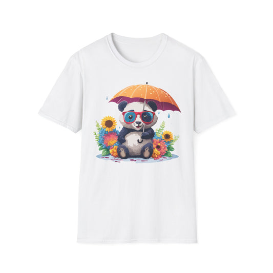 Panda Shirt, T Shirt with Panda, Animal Shirt, Tee Shirt with Animals