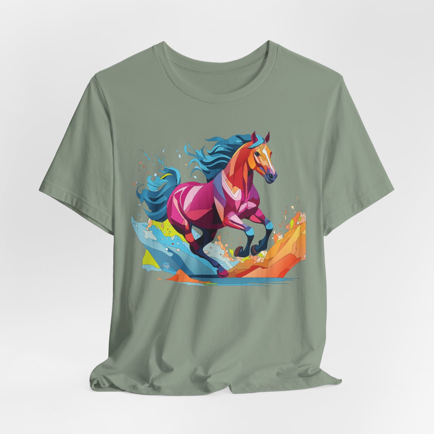 Unisex Animal Shirt, Tee Shirt with Animals, Art Design Tee Shirt, Wild Animals Shirt
