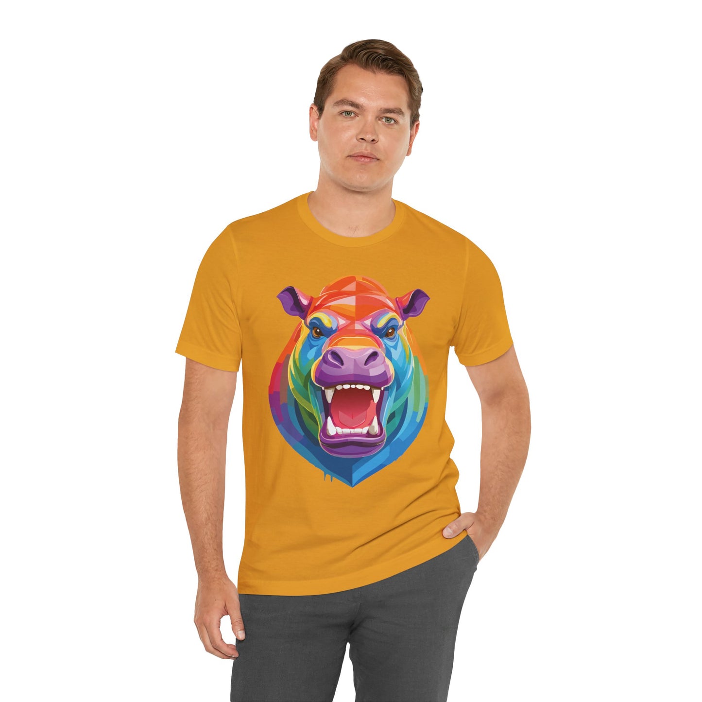 Unisex Animal Shirt, Tee Shirt with Animals, Art Design Tee Shirt, Wild Animals Shirt