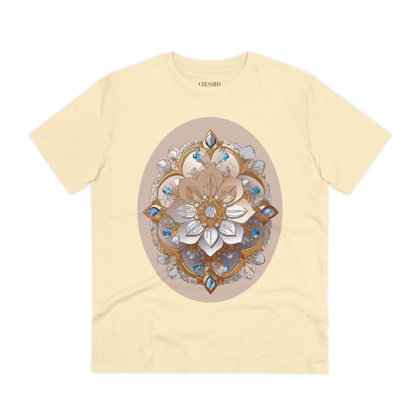 Organic T-shirt with Flower