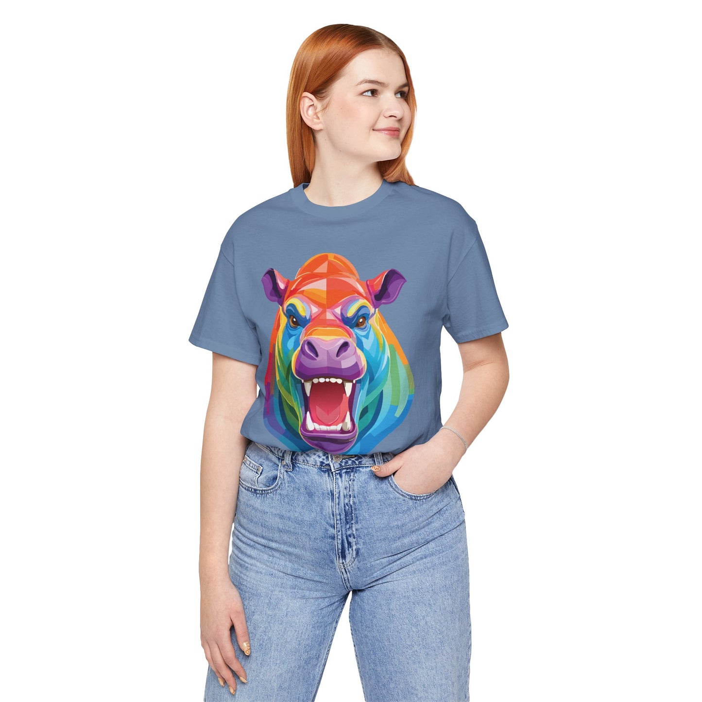Unisex Animal Shirt, Tee Shirt with Animals, Art Design Tee Shirt, Wild Animals Shirt