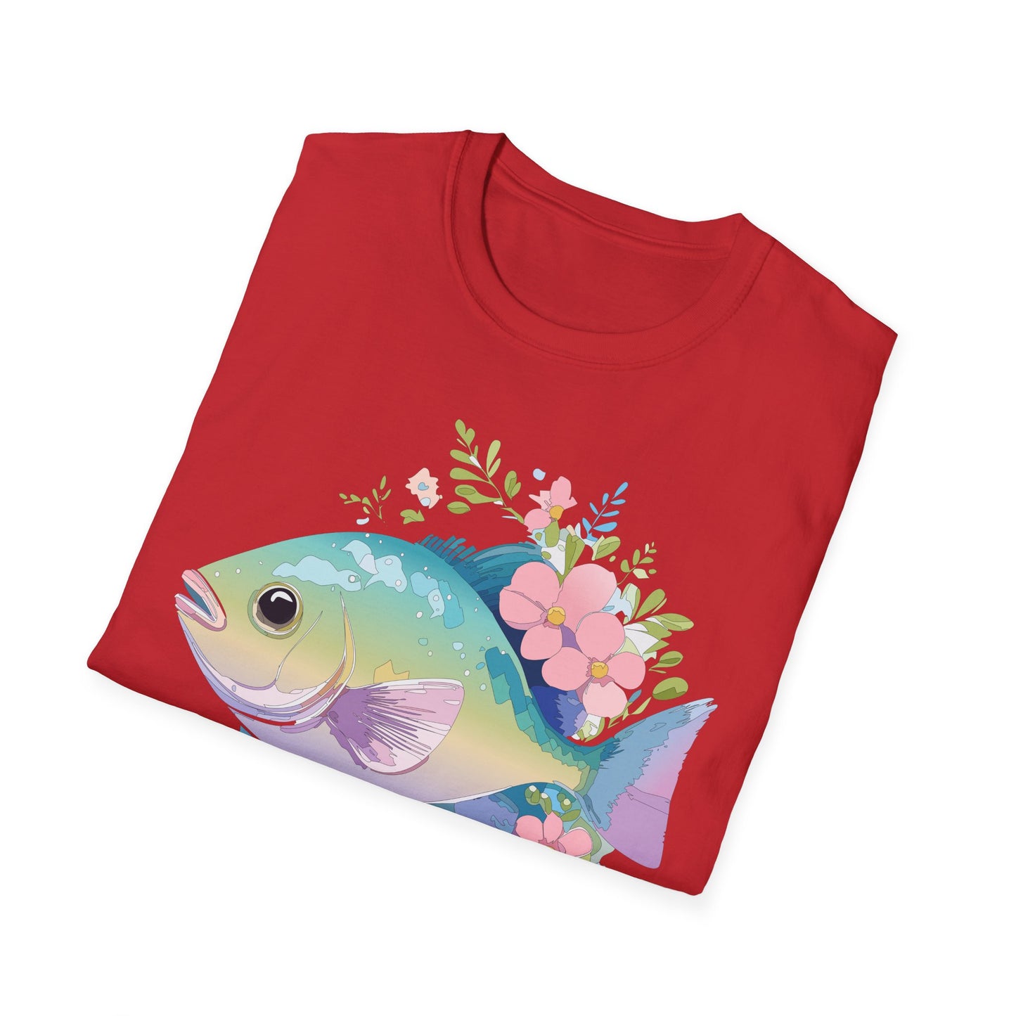 Fish Art Design Shirt, T Shirt with Fish, Graphic Shirt, Tee Shirt with Graphic Design, Shirt with Fish Graphic Art