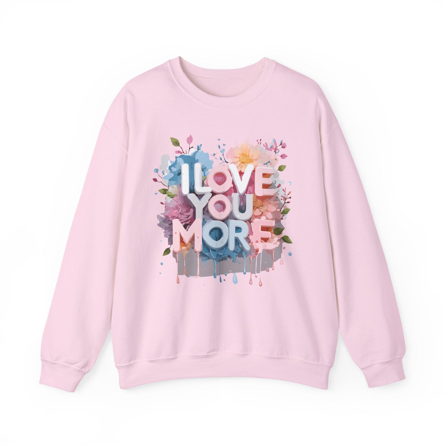 Floral Love Sweatshirt, Valentine's Day Sweatshirt, Love Flower Sweatshirt