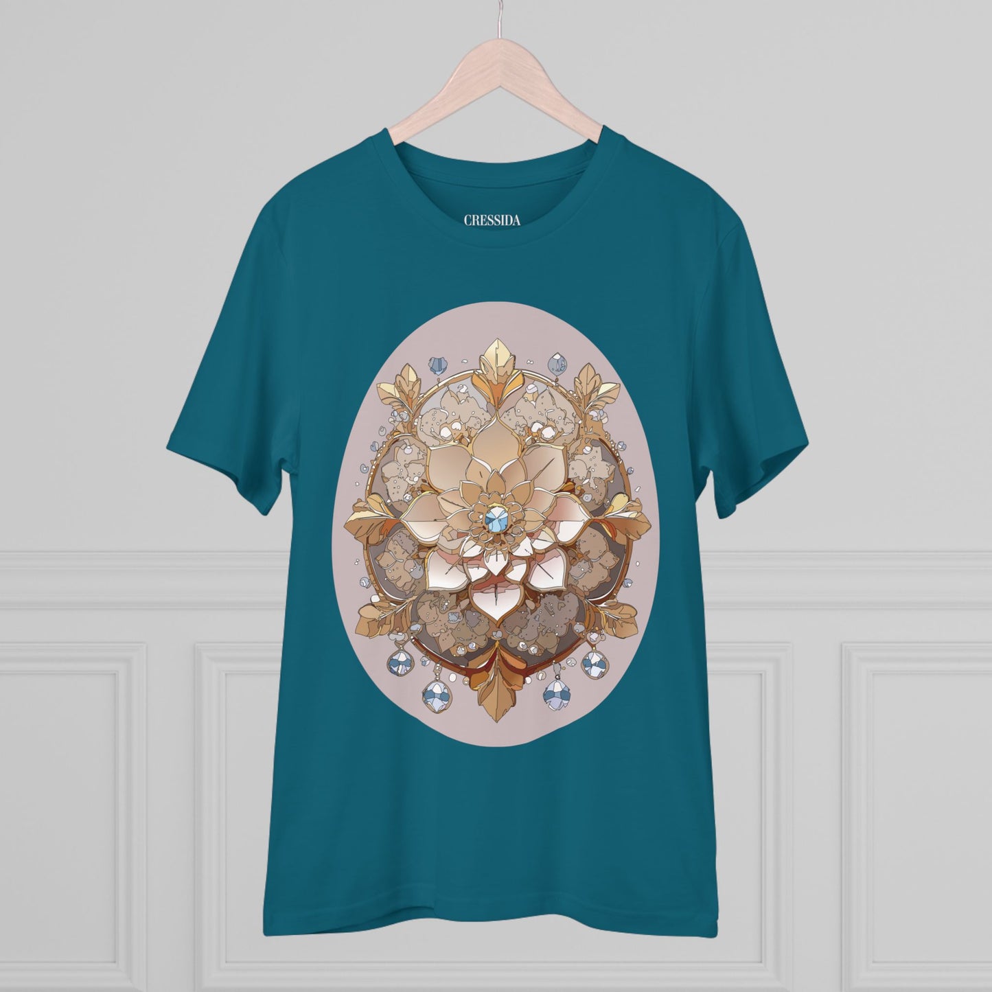 Organic T-shirt with Flower