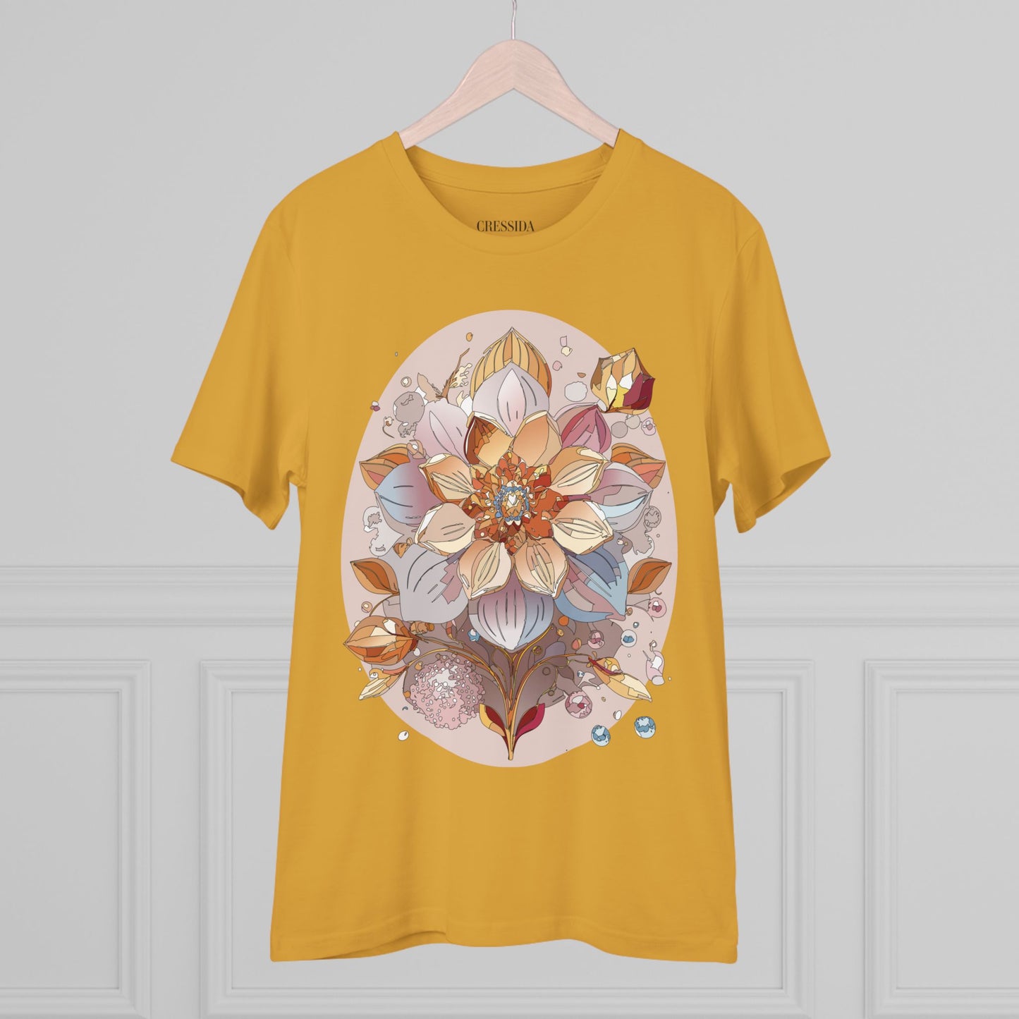 Organic T-shirt with Flower