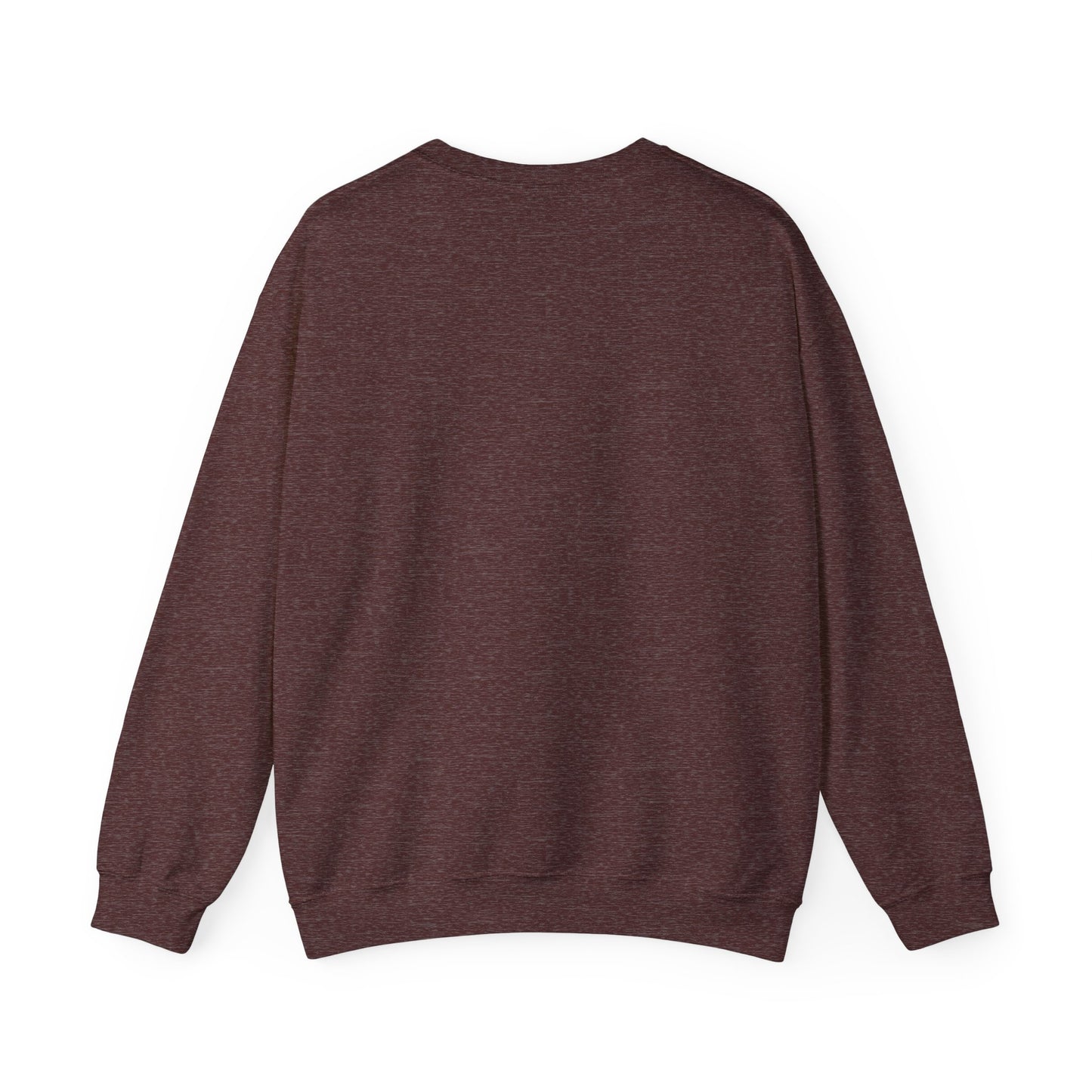 Cat Heart Sweatshirt Unisex Valentines Day 50 50 Cotton Poly Crewneck Gildan 18000