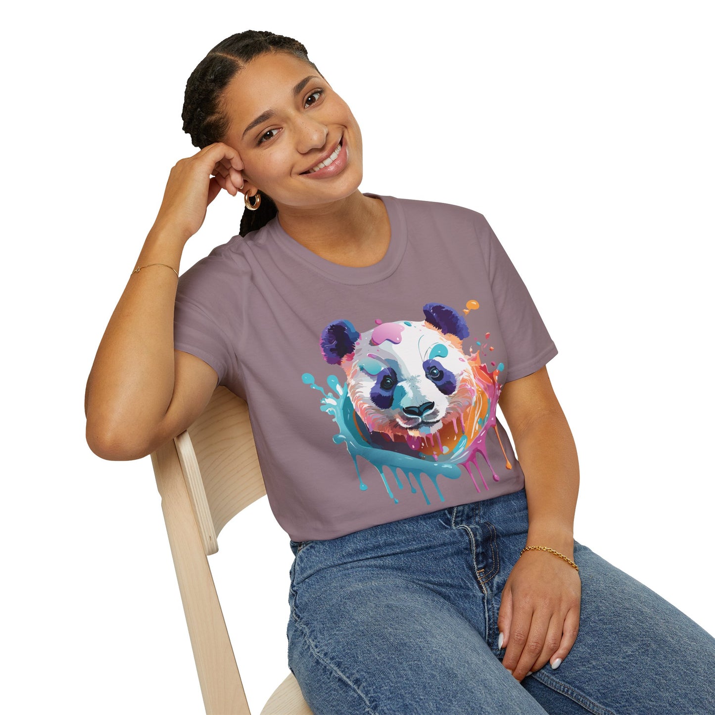Panda Shirt, T Shirt with Panda, Animal Shirt, Tee Shirt with Animals