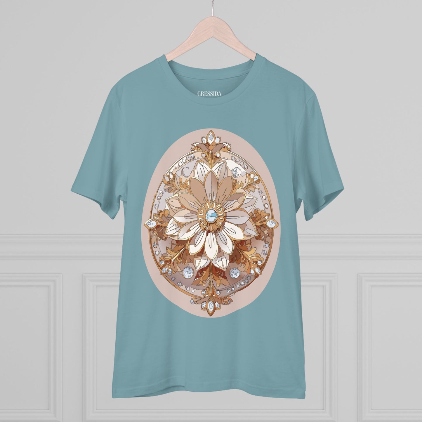 Organic T-shirt with Flower