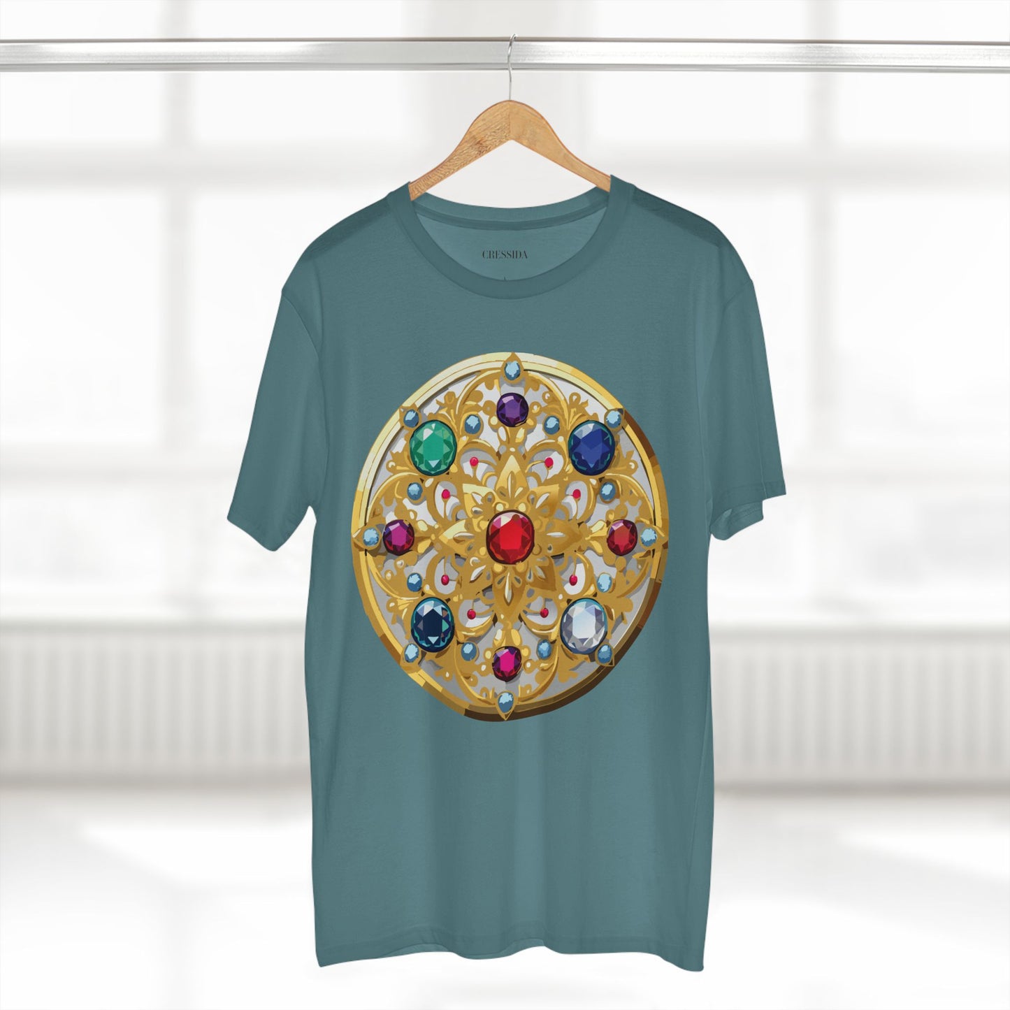 Medallion Shirt, Shirt with Medallion, Tee Shirt with Medal