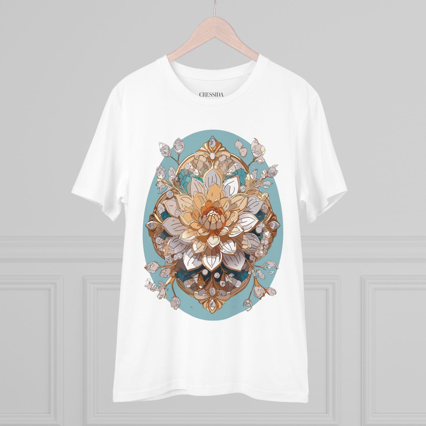 Organic T-shirt with Flower