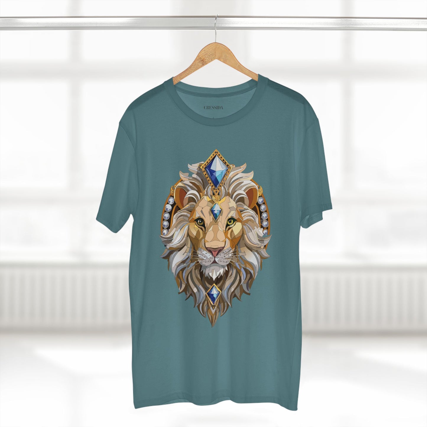 Unisex Animal Medallion Graphic Tee 100 Percent Cotton Premium Shirt