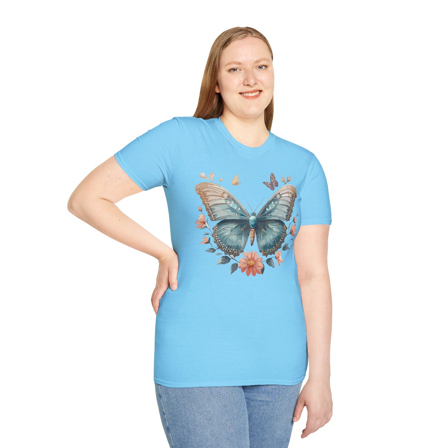 Butterfly Shirt, T Shirt with Butterfly, Monarch Shirt