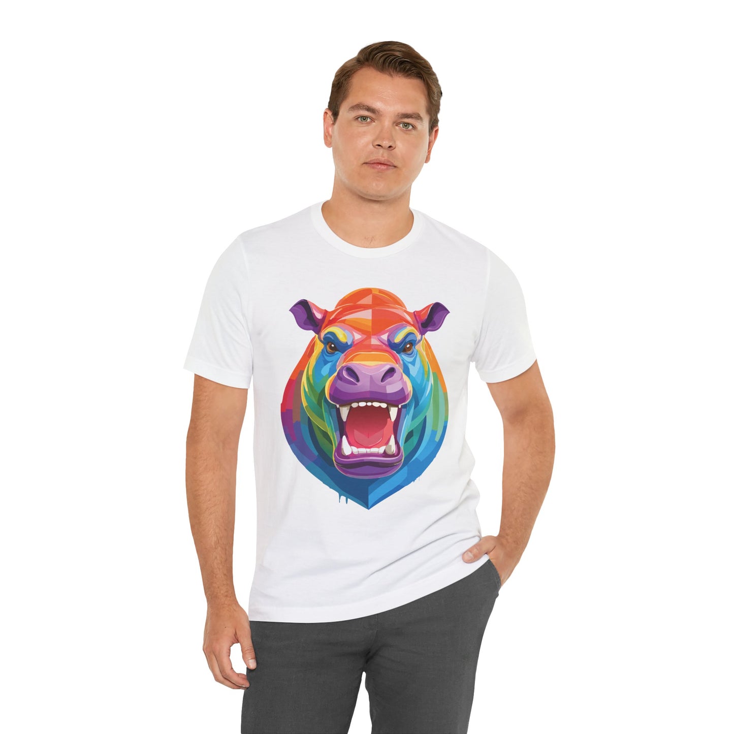 Unisex Animal Shirt, Tee Shirt with Animals, Art Design Tee Shirt, Wild Animals Shirt
