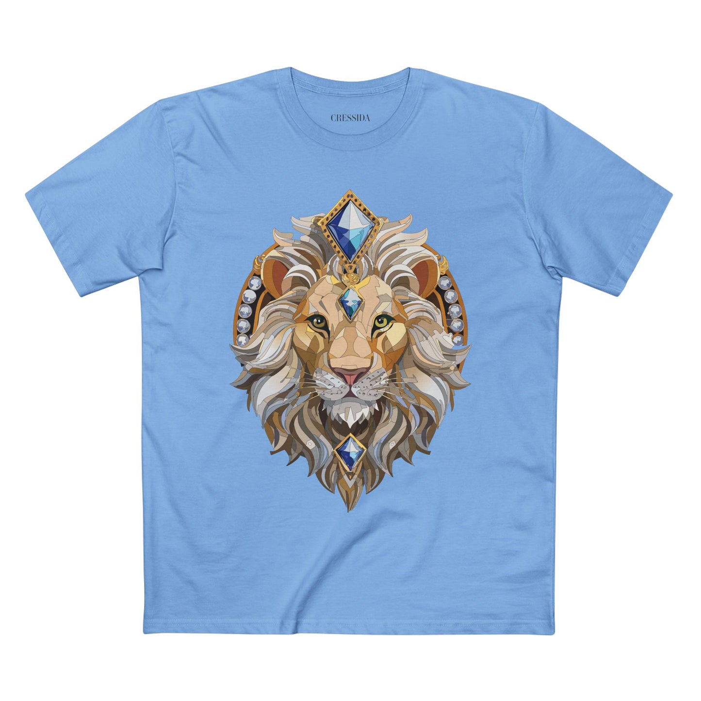 Unisex Animal Medallion Graphic Tee 100 Percent Cotton Premium Shirt