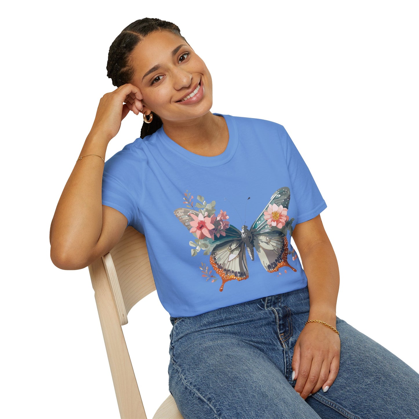 Butterfly Shirt, T Shirt with Butterfly, Monarch Shirt
