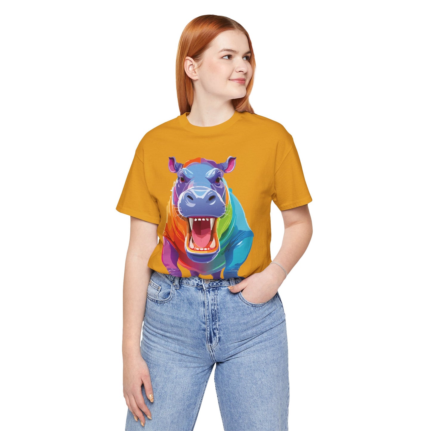 Unisex Animal Shirt, Tee Shirt with Animals, Art Design Tee Shirt, Wild Animals Shirt