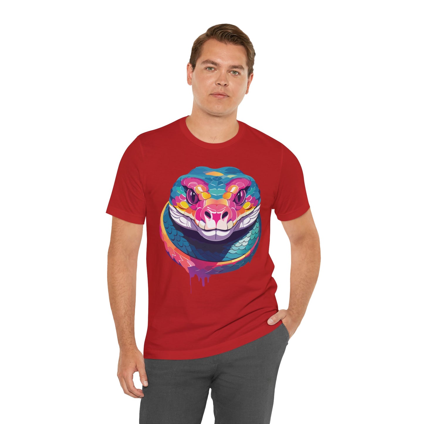 Unisex Animal Shirt, Tee Shirt with Animals, Art Design Tee Shirt, Wild Animals Shirt