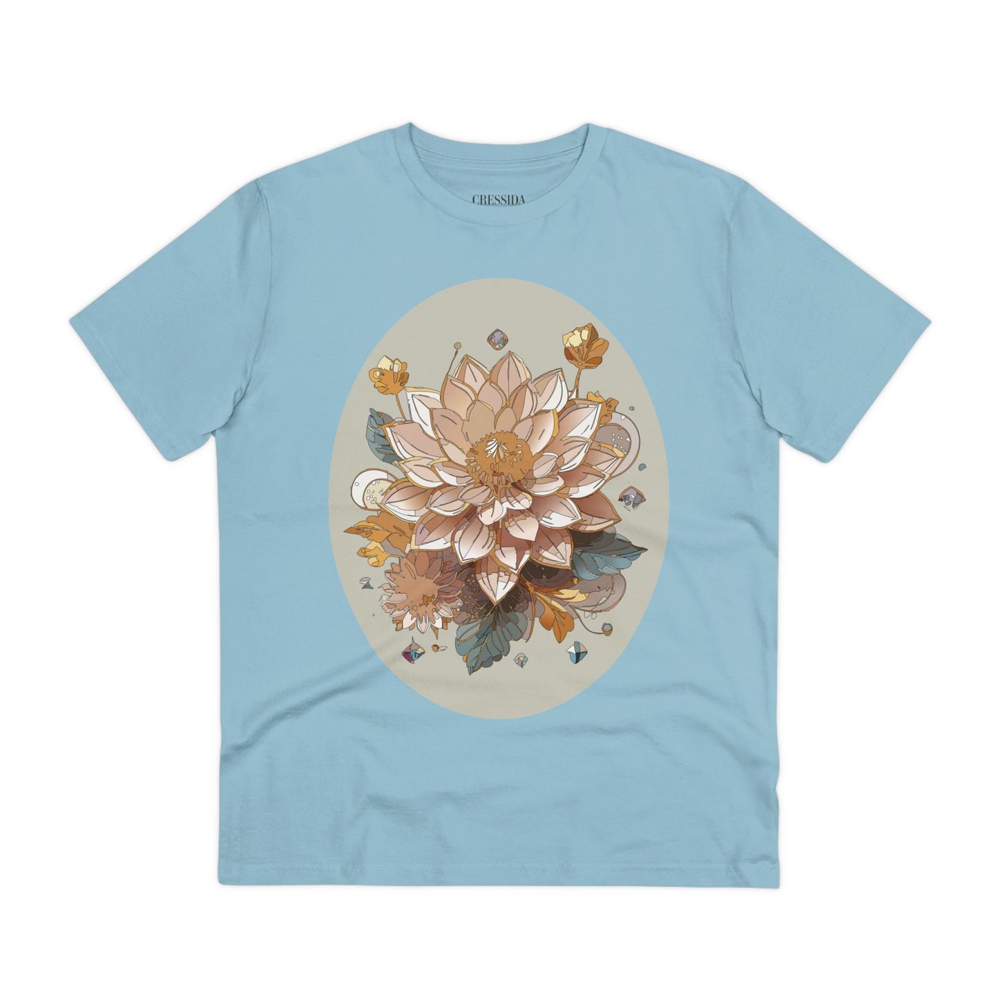 Organic T-shirt with Flower