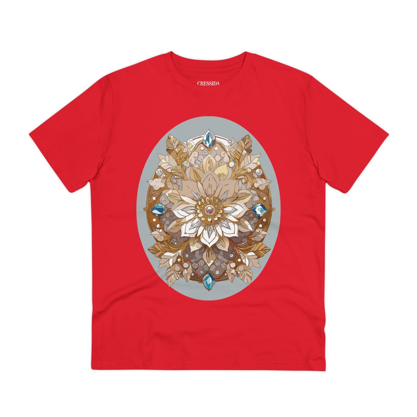 Organic T-shirt with Flower