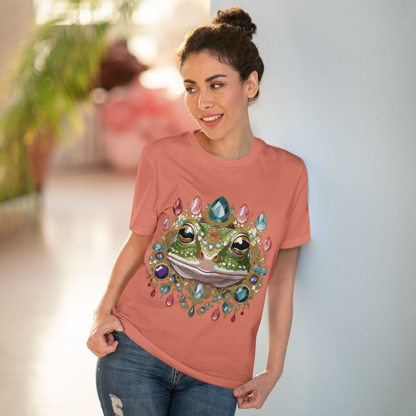 Organic T-shirt with Animals - Frog