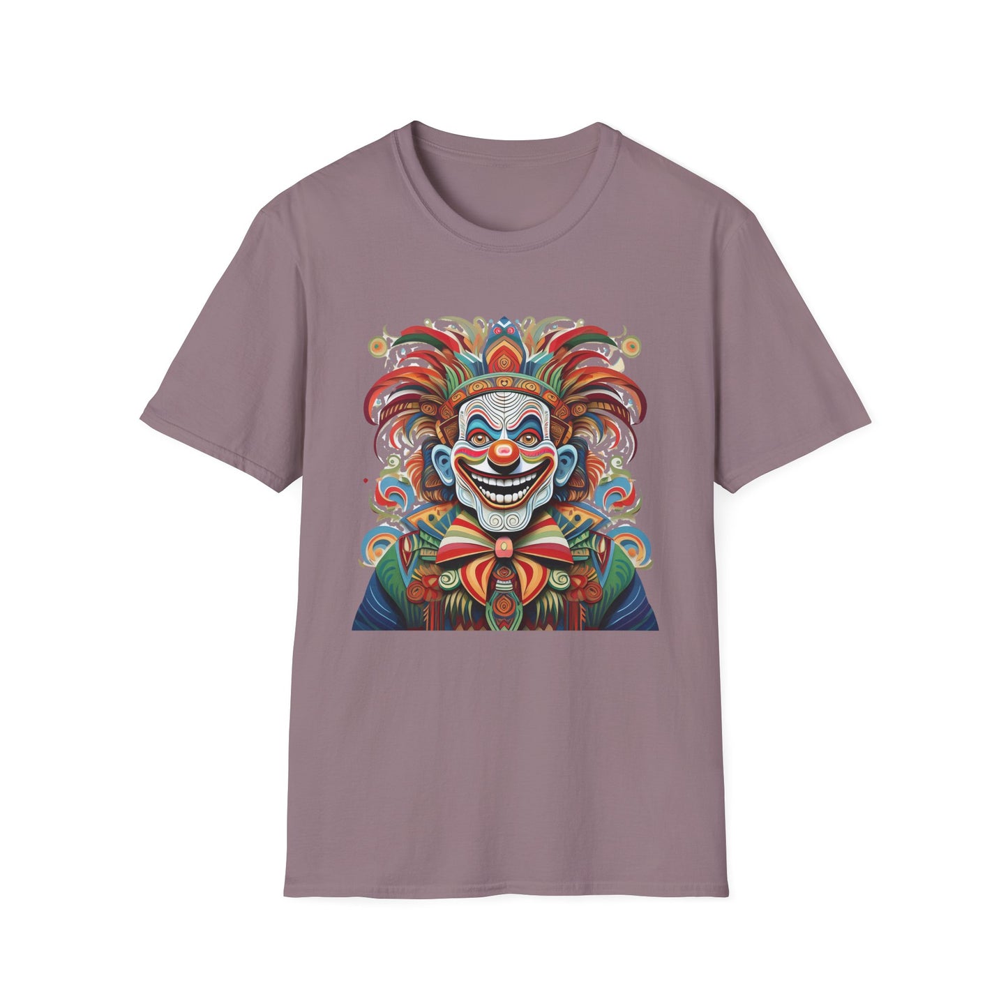 Clown Shirt, T Shirt with Clown, Funny Man Shirt, Tee Shirt with Funny Man, Circus Shirt, Shirt with Circus, Scary Man Shirt, Shirt with Scary Man