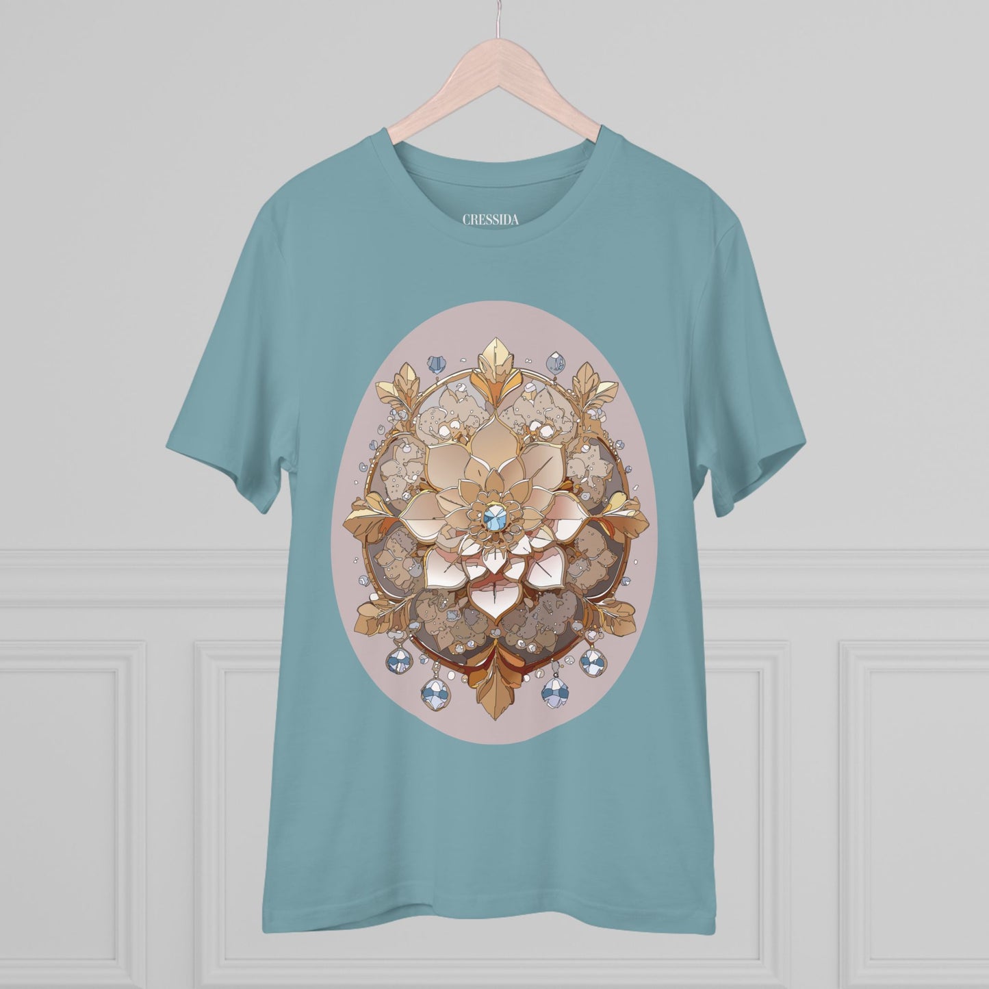 Organic T-shirt with Flower