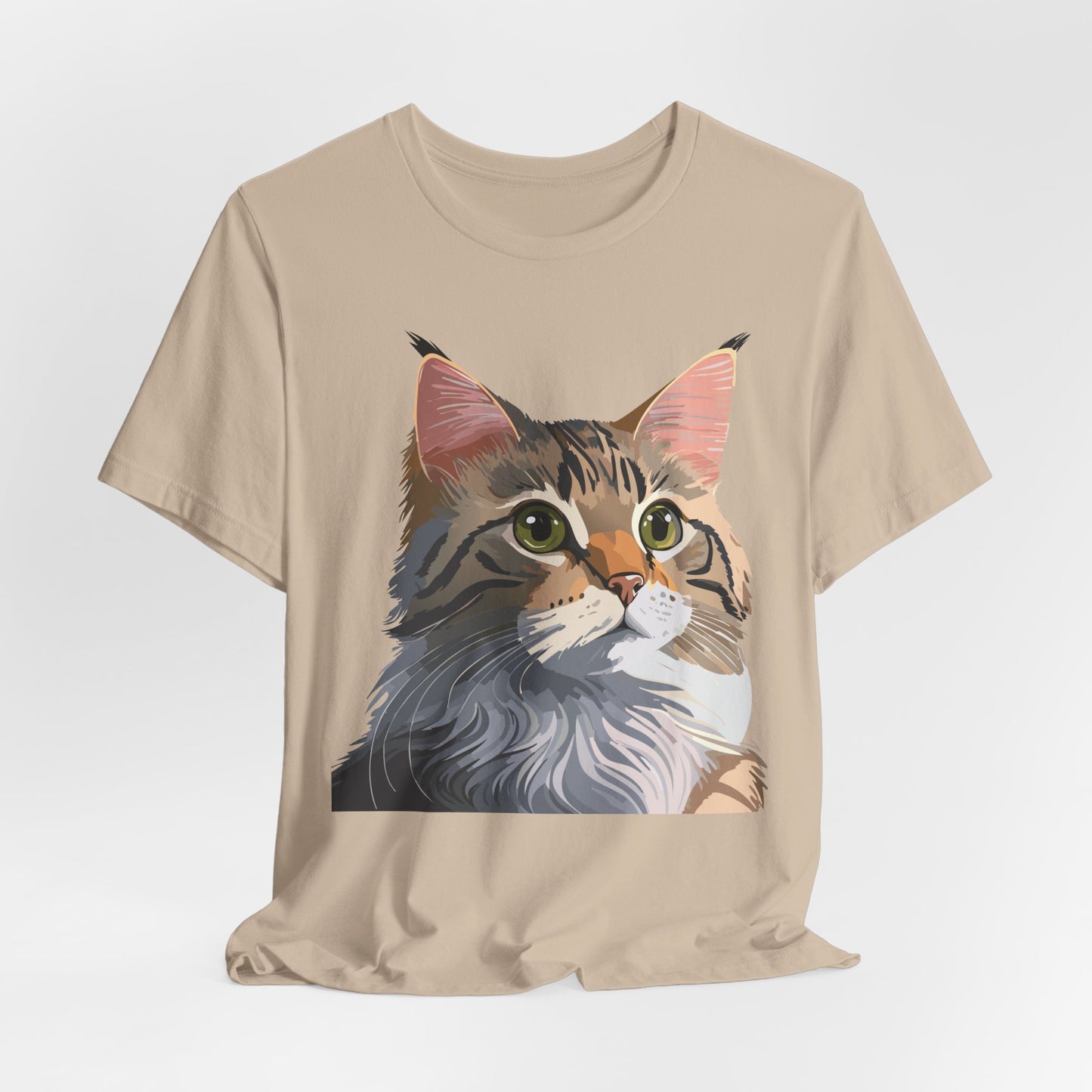 Unisex Animal Shirt, Tee Shirt with Animals, Art Design Tee Shirt, Wild Animals Shirt