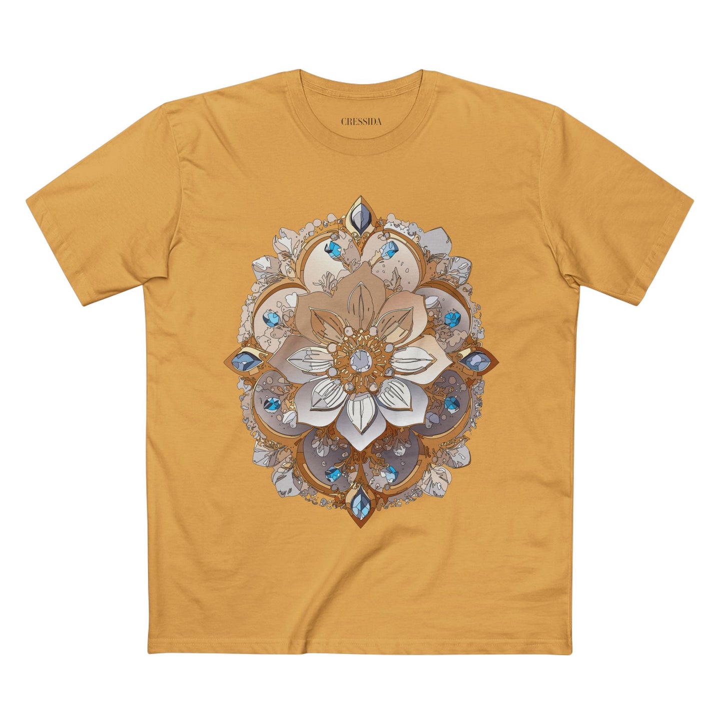 Floral Shirt, Shirt with Flower, Tee Shirt with Antique Flower