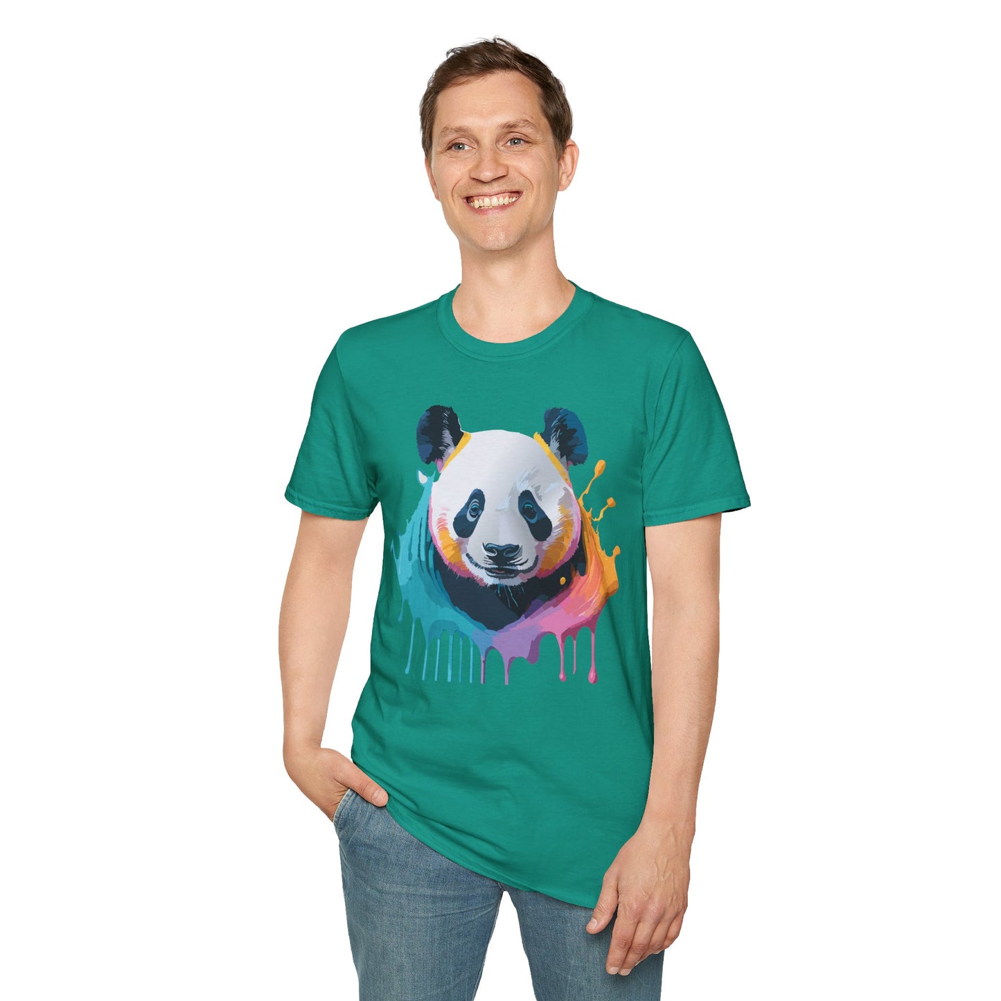 Panda Shirt, T Shirt with Panda, Animal Shirt, Tee Shirt with Animals