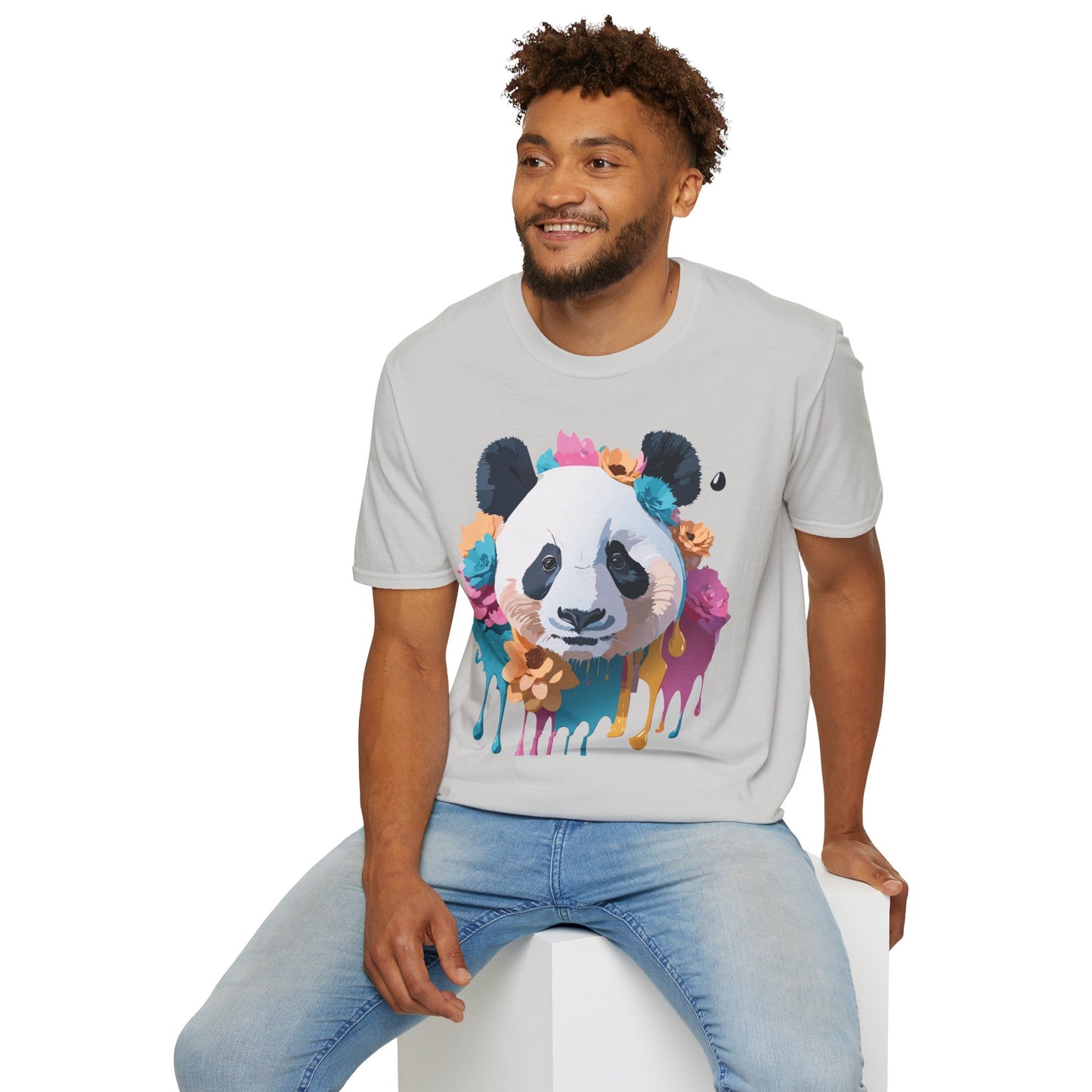 Panda Shirt, T Shirt with Panda, Animal Shirt, Tee Shirt with Animals