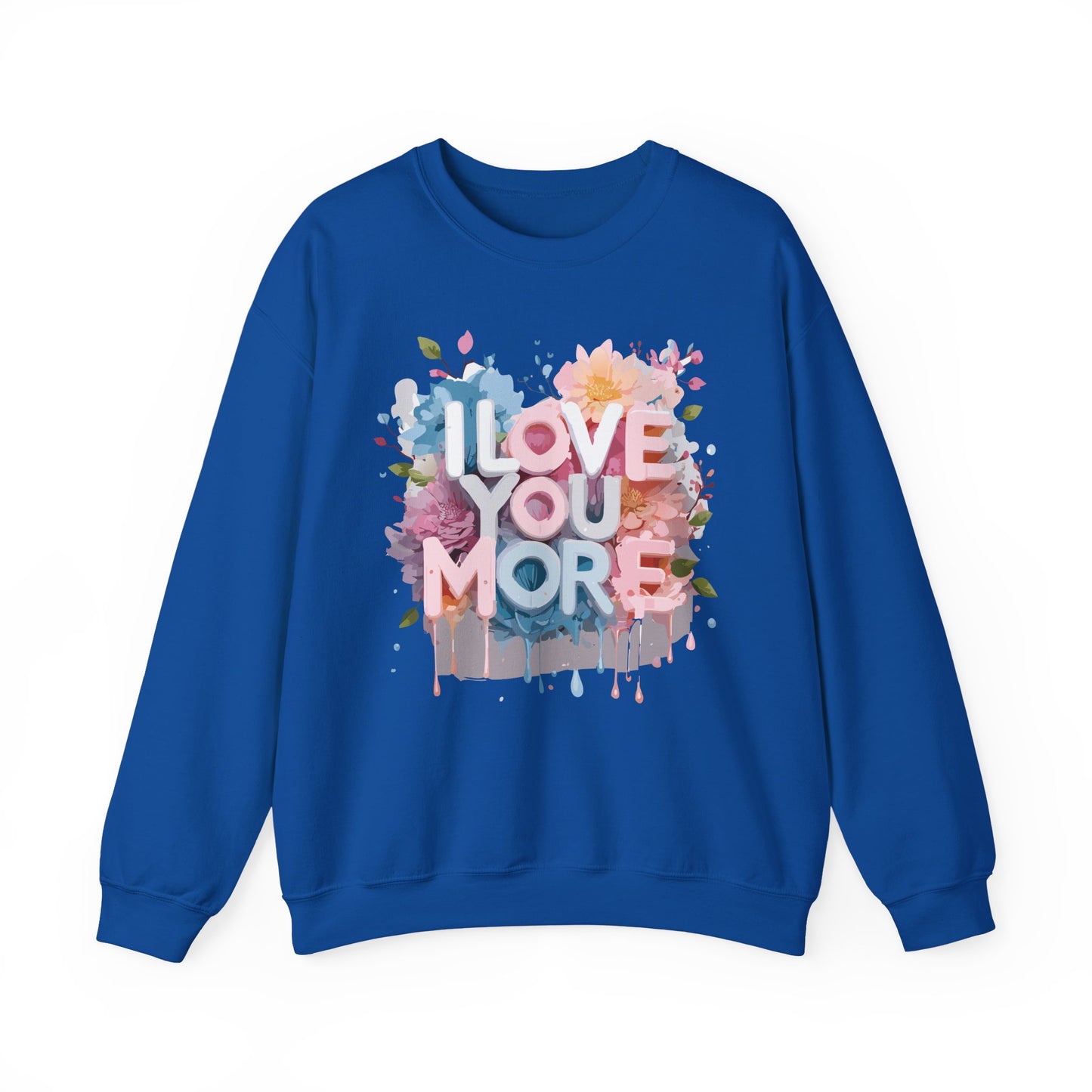 Floral Love Sweatshirt, Valentine's Day Sweatshirt, Love Flower Sweatshirt