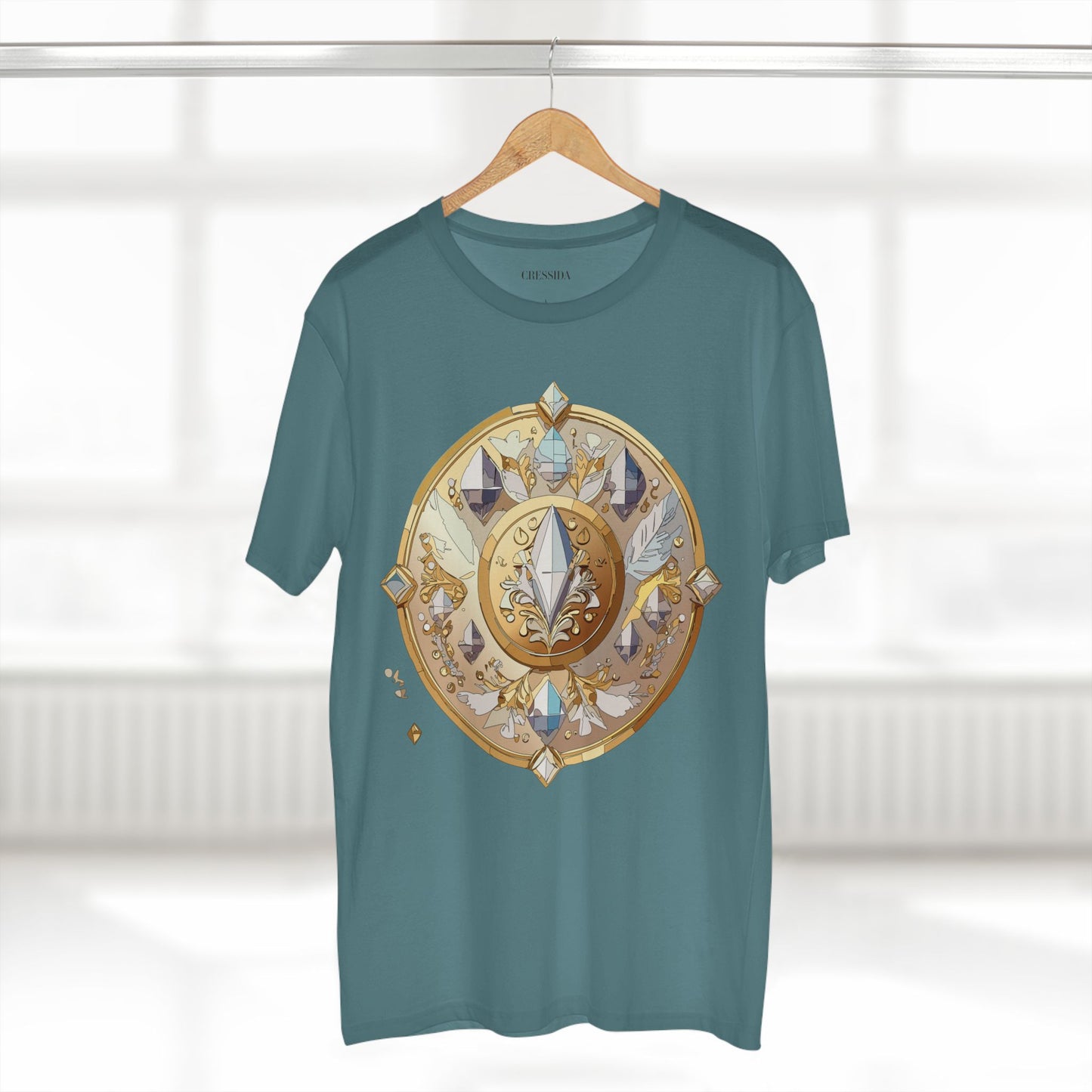 Medallion Shirt, Shirt with Medallion, Tee Shirt with Medal