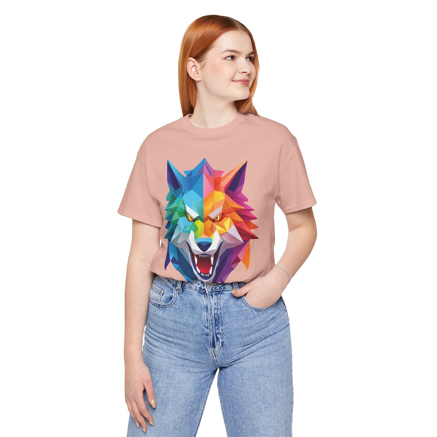 Unisex Animal Shirt, Tee Shirt with Animals, Art Design Tee Shirt, Wild Animals Shirt