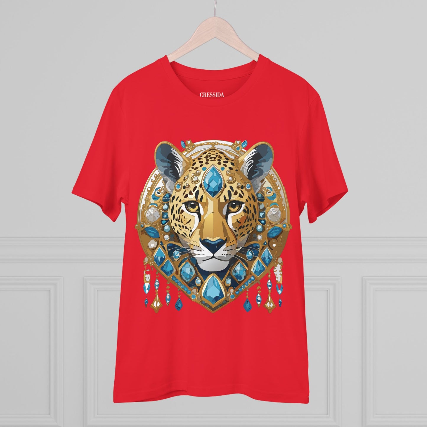 Organic T-shirt with Animals - Cheetah