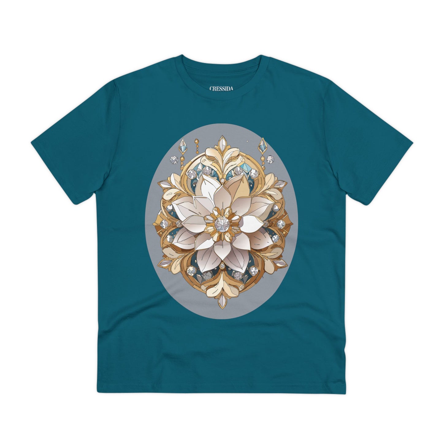 Organic T-shirt with Flower