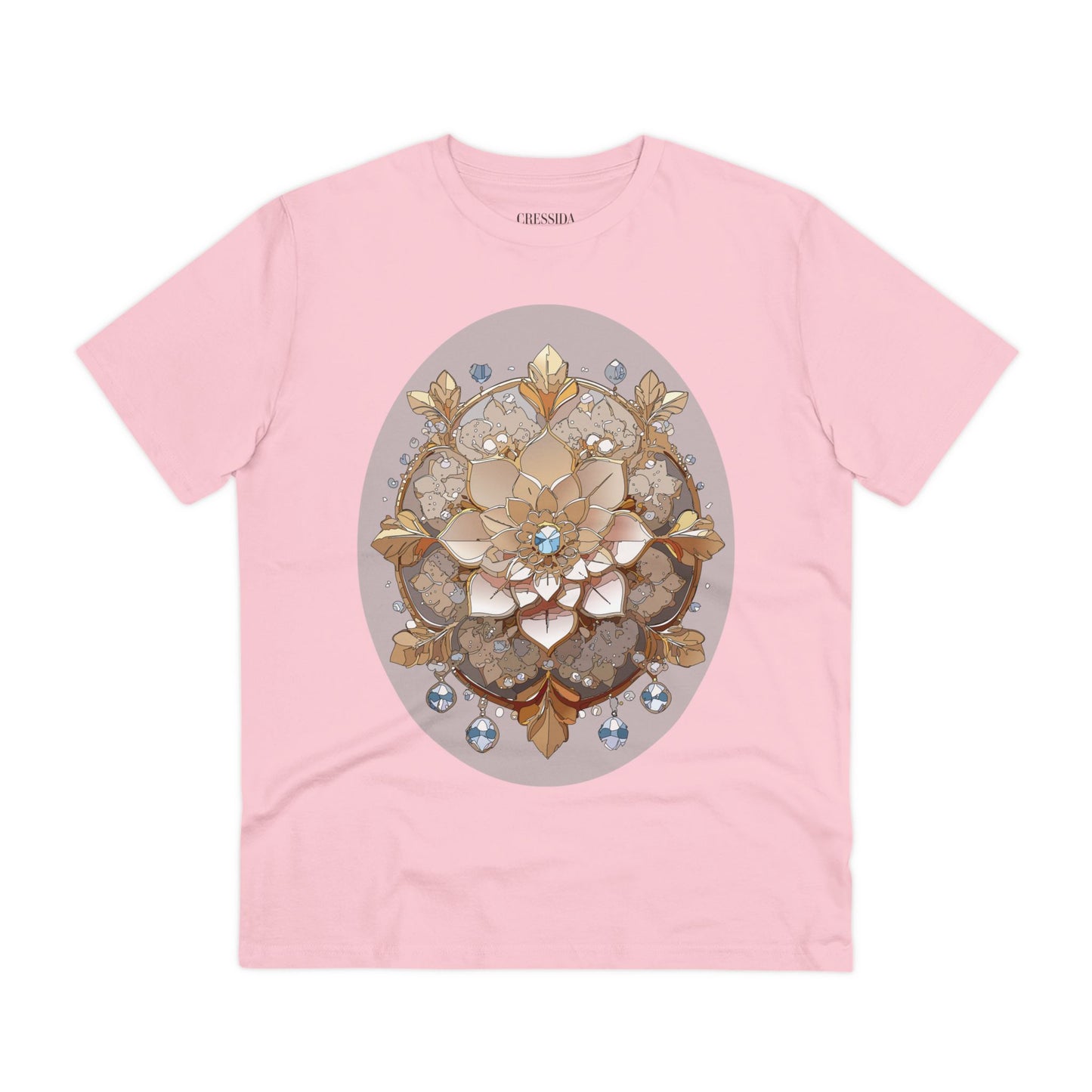 Organic T-shirt with Flower