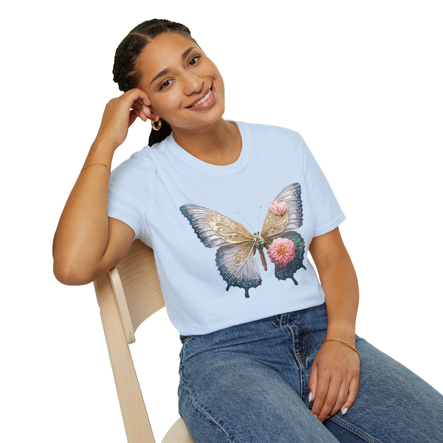 Butterfly Shirt, T Shirt with Butterfly, Monarch Shirt