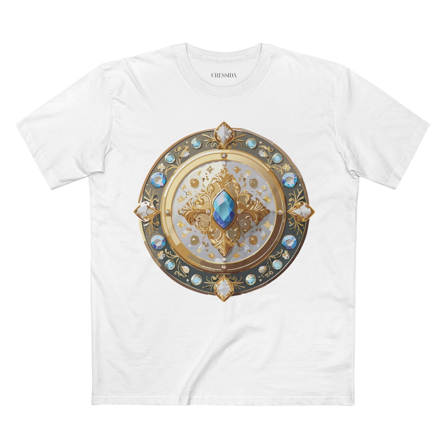 Medallion Shirt, Shirt with Medallion, Tee Shirt with Medal