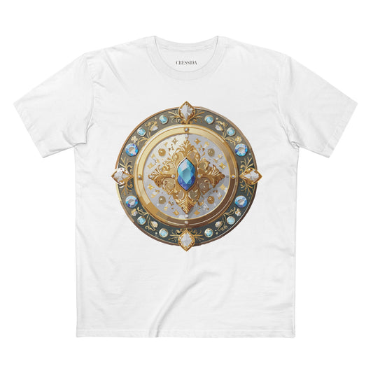 Medallion Shirt, Shirt with Medallion, Tee Shirt with Medal