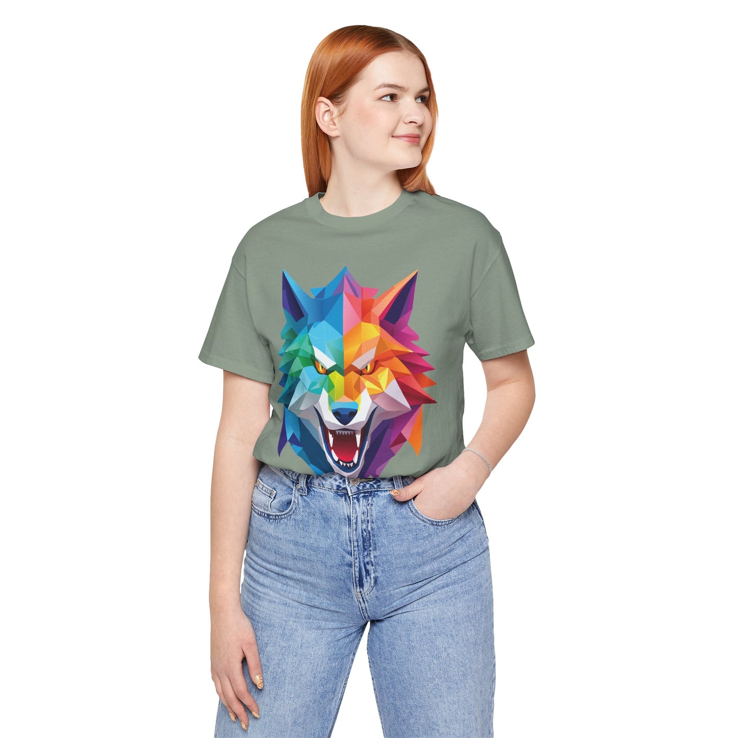 Unisex Animal Shirt, Tee Shirt with Animals, Art Design Tee Shirt, Wild Animals Shirt