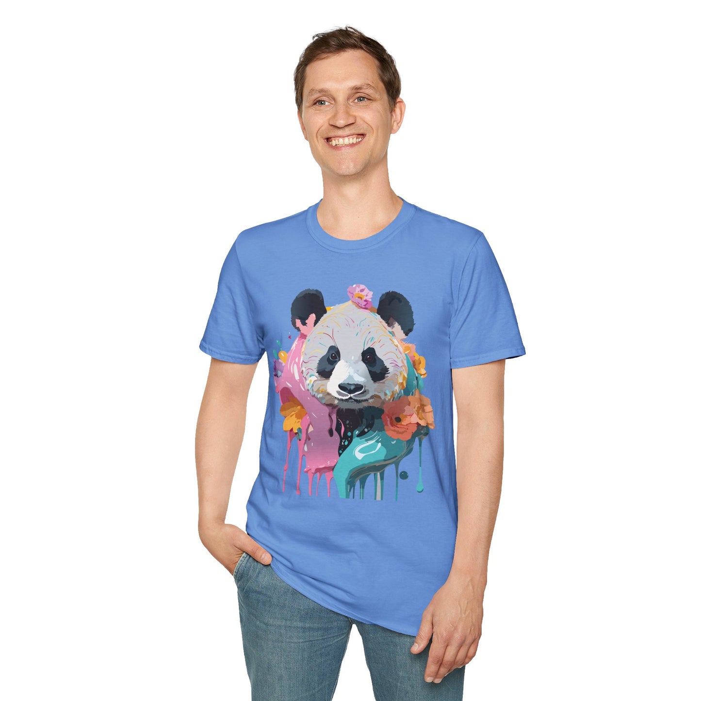 Panda Shirt, T Shirt with Panda, Animal Shirt, Tee Shirt with Animals
