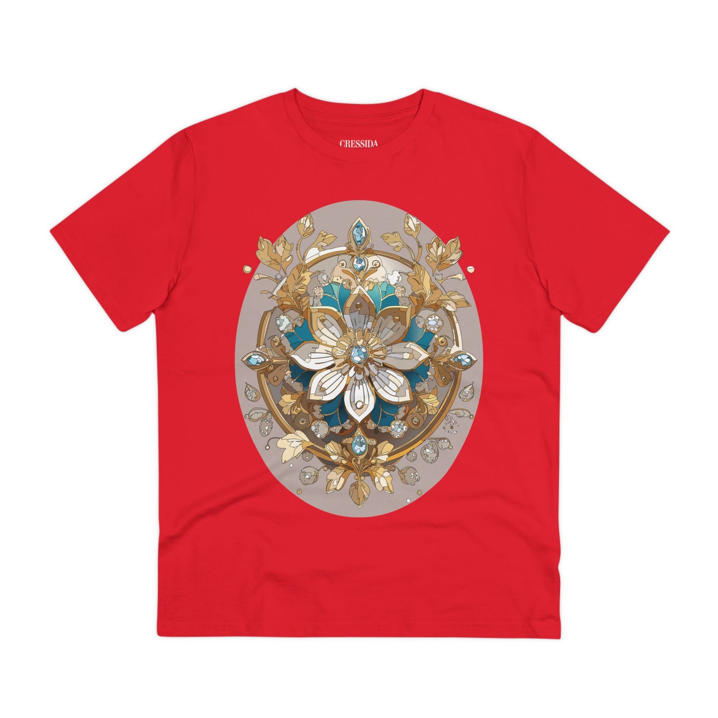 Organic T-shirt with Flower