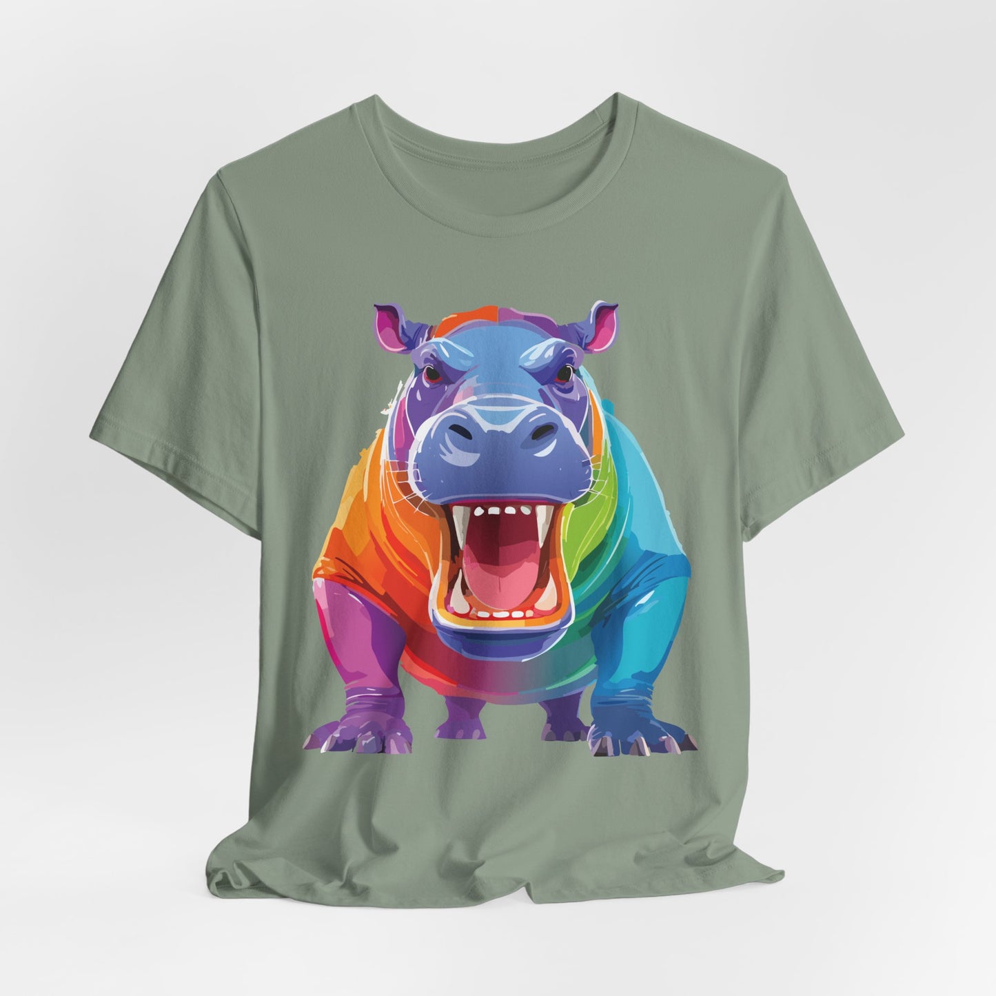 Unisex Animal Shirt, Tee Shirt with Animals, Art Design Tee Shirt, Wild Animals Shirt