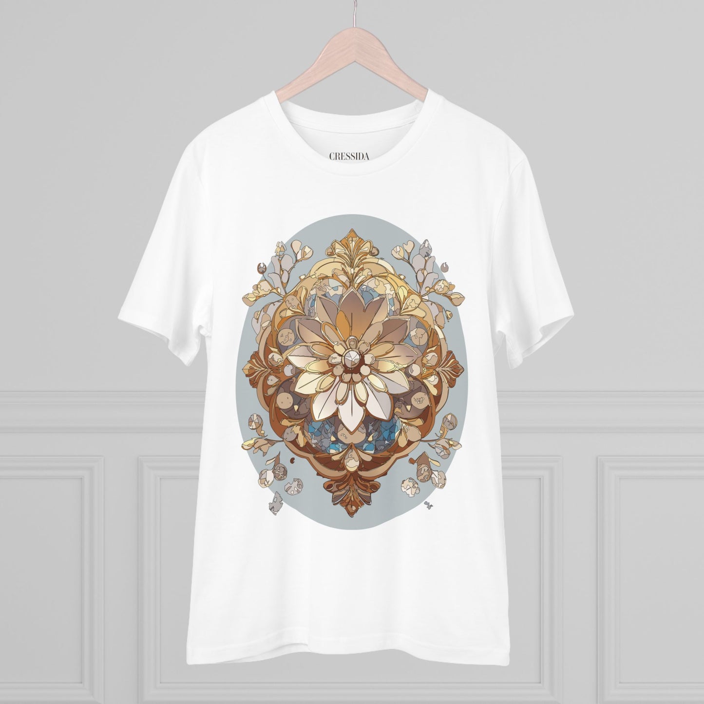 Organic T-shirt with Flower